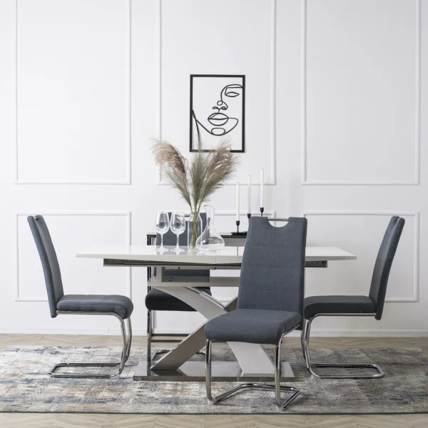 Scaun LOPEZ Gri închis