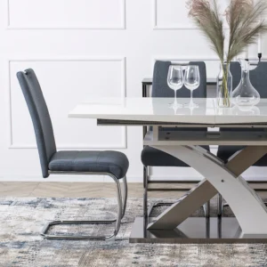 Scaun LOPEZ Gri închis