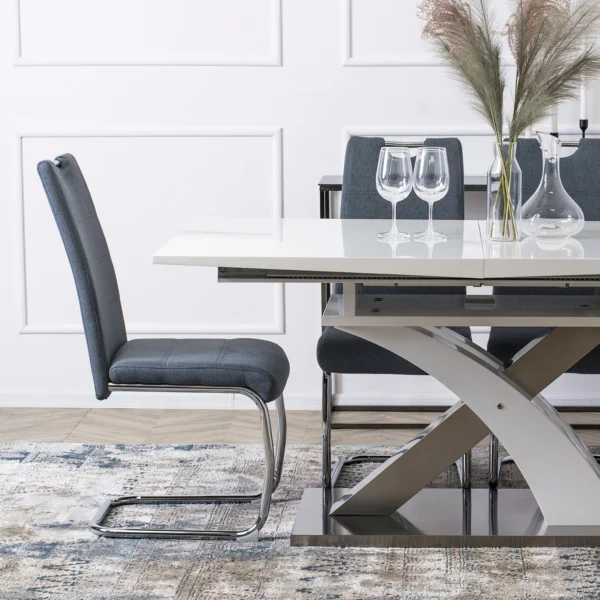 Scaun LOPEZ Gri închis