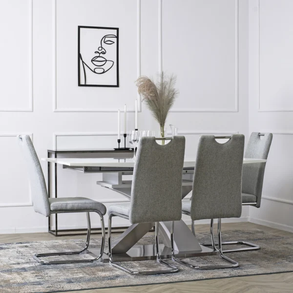 Scaun LOPEZ Gri deschis