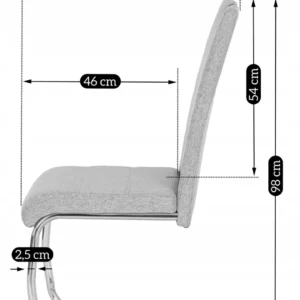 Scaun LOPEZ Gri deschis