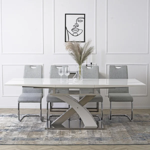 Scaun LOPEZ Gri deschis