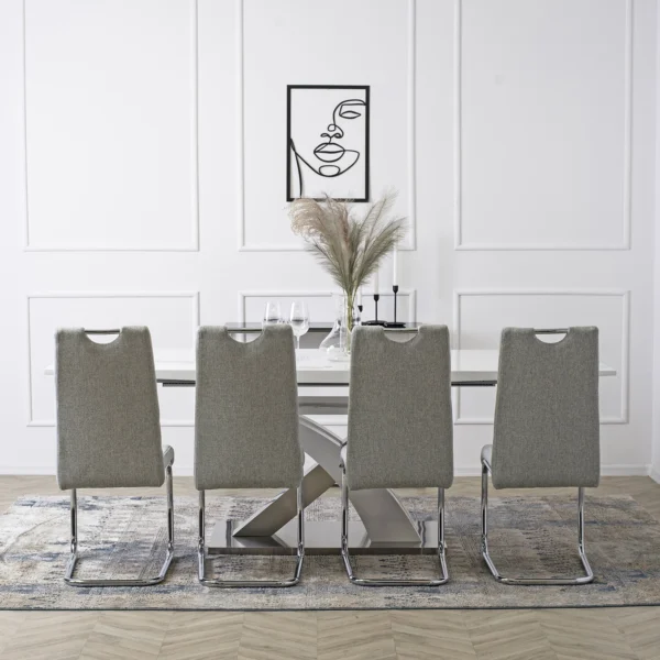 Scaun LOPEZ Gri deschis