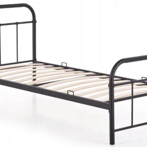 Pat metalic PABLO 120x200 Negru