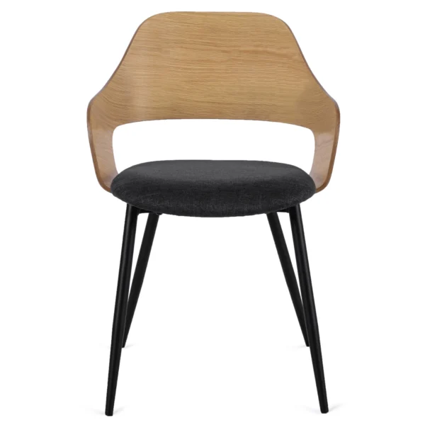 Scaun ORBI Stejar aur/negru — MOBILA
