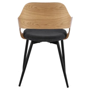 Scaun ORBI Stejar aur/negru — MOBILA