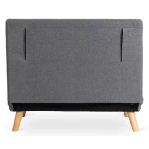 MARRY 2 Fotoliu dublu rabatabil gri