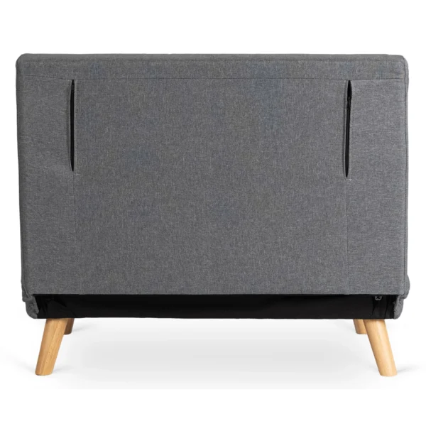 MARRY 2 Fotoliu dublu rabatabil gri