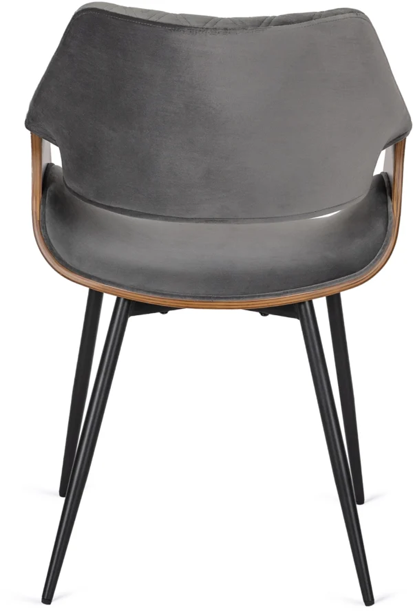 Scaun DAKOTA Gri/Nuc Velur