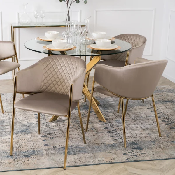 product-2870-3 Scaun INNES din velur bej