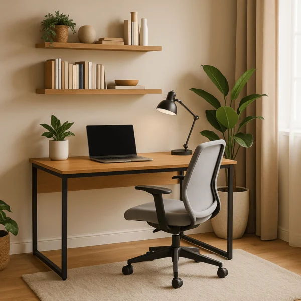 Birou ROSS 120 cm Stejar auriu/Negru