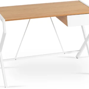 Birou MEG 104,5 cm Stejar auriu/Alb