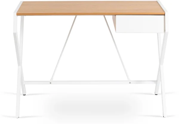 Birou MEG 104,5 cm Stejar auriu/Alb