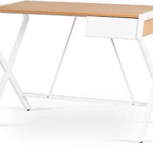 Birou MEG 104,5 cm Stejar auriu/Alb