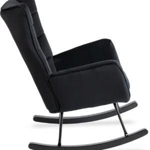 product-2880-2 JACKSON Scaun balansoar Velur negru