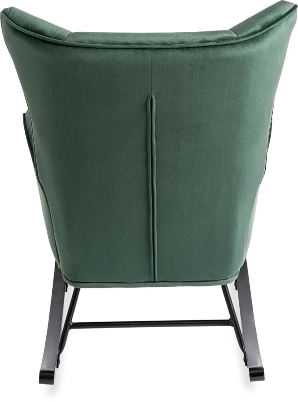 product-2882-3 JACKSON Scaun balansoar din velur verde
