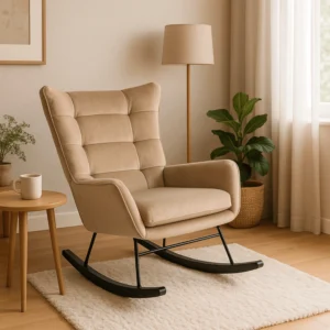 product-2883-0 JACKSON Scaun balansoar Velur bej