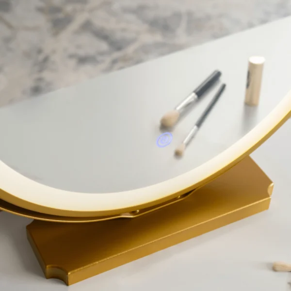 SARAH Toilette Alb / Aur — MOBILA