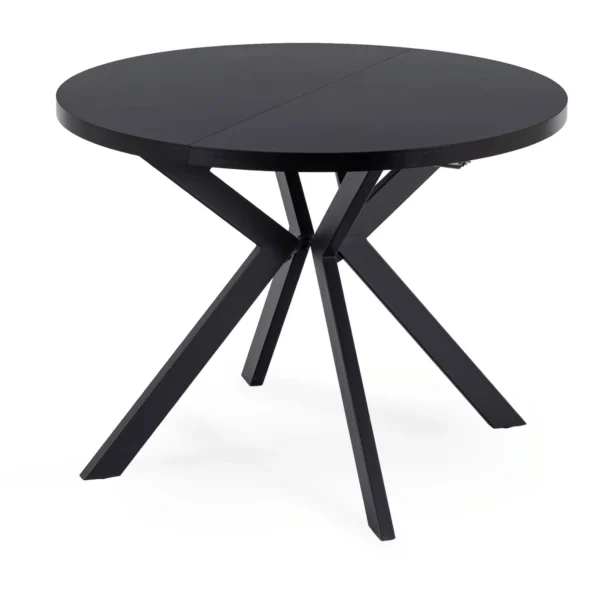 Masă extensibilă LUKAS 100–250 cm Negru