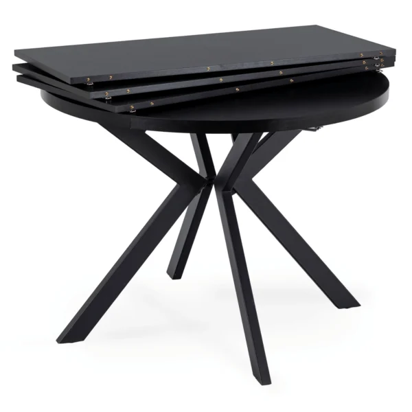 Masă extensibilă LUKAS 100–250 cm Negru
