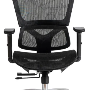 Scaun pivotant ergonomic ROYAL, negru