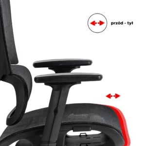 Scaun pivotant ergonomic ROYAL, negru