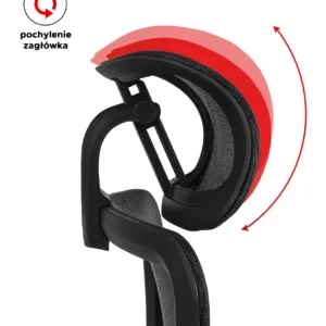 Scaun pivotant ergonomic ROYAL, negru