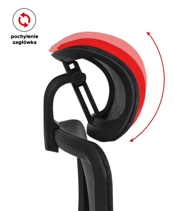 Scaun pivotant ergonomic ROYAL, negru