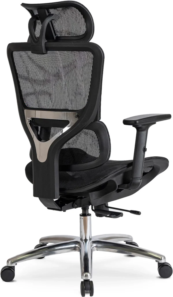 Scaun pivotant ergonomic ROYAL, negru