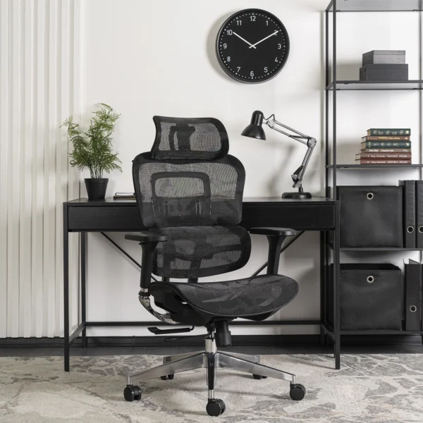 product-2895-0-1 Fotoliu pivotant NINO Ergonomic Negru — MOBILA