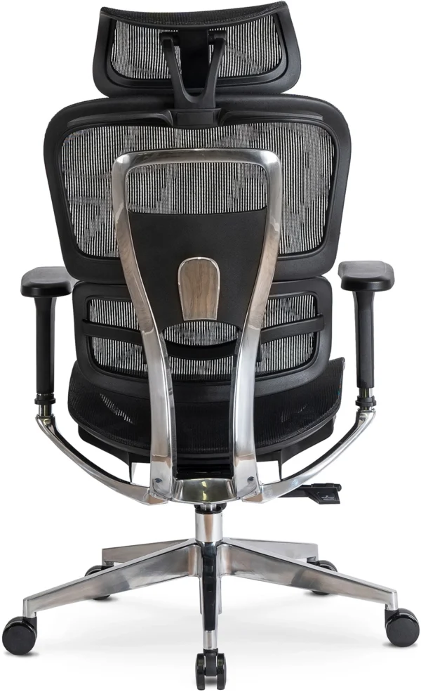 product-2895-10 Fotoliu pivotant NINO Ergonomic Negru — MOBILA