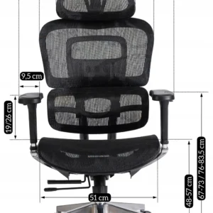product-2895-11 Fotoliu pivotant NINO Ergonomic Negru — MOBILA