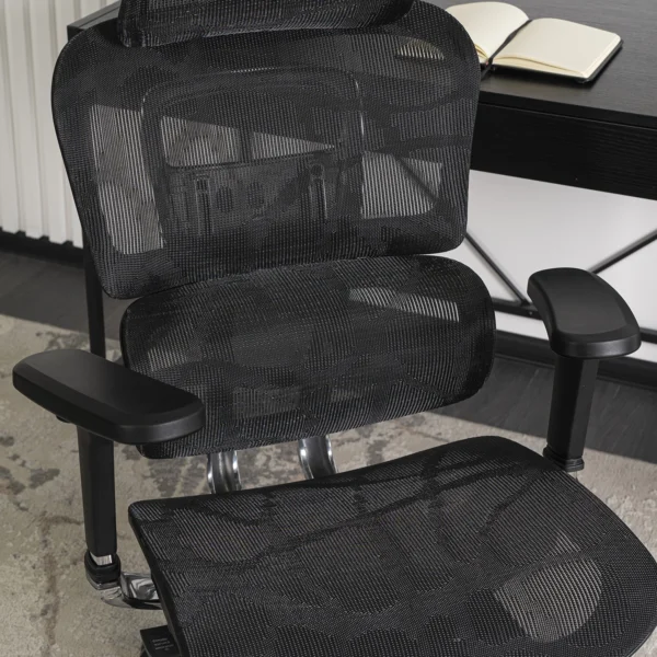product-2895-5 Fotoliu pivotant NINO Ergonomic Negru — MOBILA