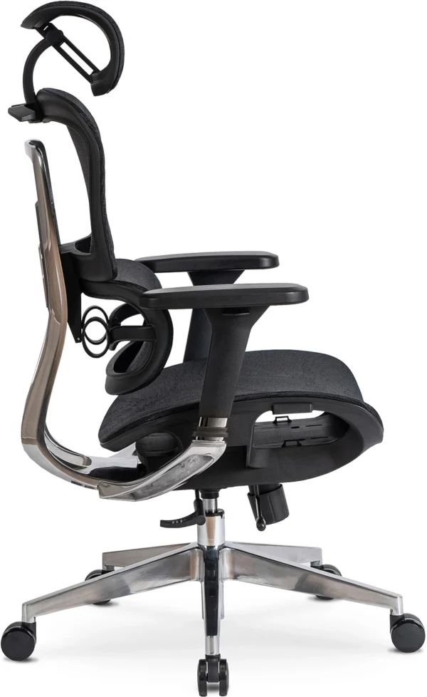product-2895-7 Fotoliu pivotant NINO Ergonomic Negru — MOBILA
