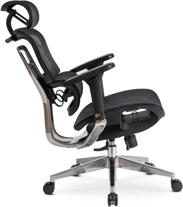 product-2895-8 Fotoliu pivotant NINO Ergonomic Negru — MOBILA