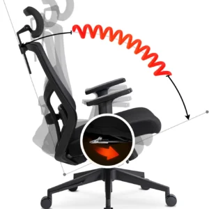 product-2896-10 Scaun pivotant ergonomic BENTO negru — MOBILA