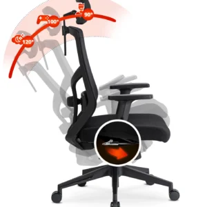 product-2896-11 Scaun pivotant ergonomic BENTO negru — MOBILA