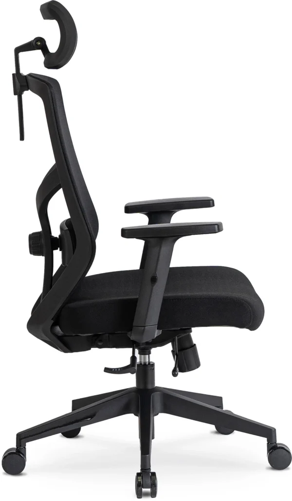 product-2896-2 Scaun pivotant ergonomic BENTO negru — MOBILA