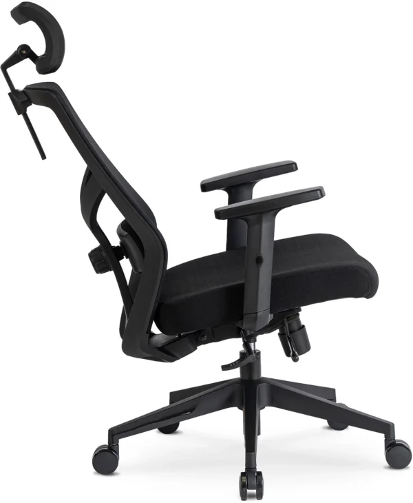 product-2896-3 Scaun pivotant ergonomic BENTO negru — MOBILA