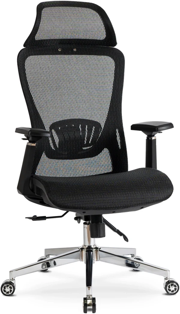 product-2897-0 LITOS Scaun pivotant ergonomic negru — MOBILA