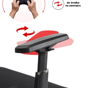 product-2897-12 LITOS Scaun pivotant ergonomic negru — MOBILA