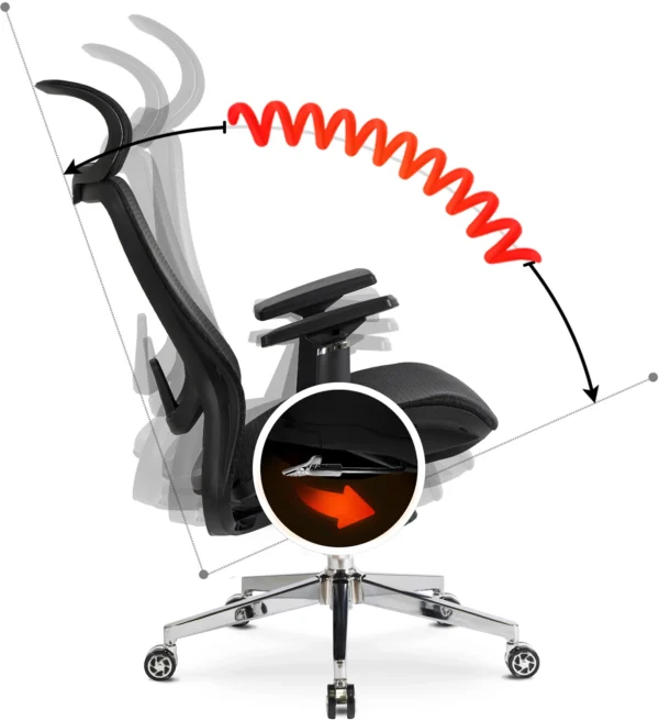 product-2897-13 LITOS Scaun pivotant ergonomic negru — MOBILA