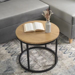 Măsuță de cafea LELLA Stejar auriu