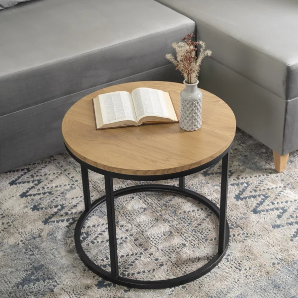 Măsuță de cafea LELLA Stejar auriu