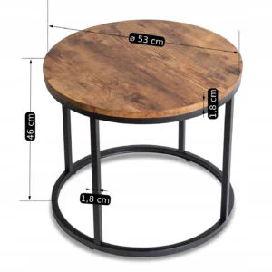 product-2900-4 Măsuță laterală TIM din stejar rustic