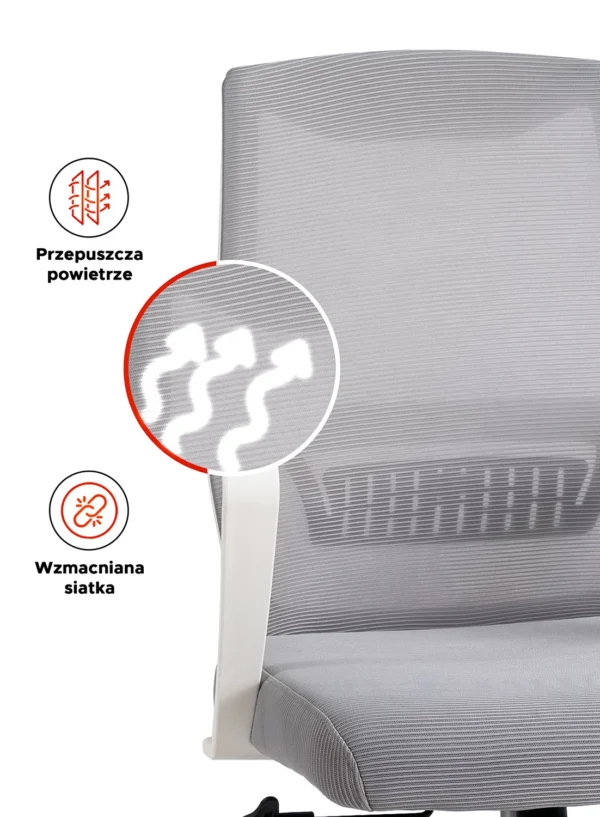 product-2906-6 Scaun pivotant LEFKAS Gri