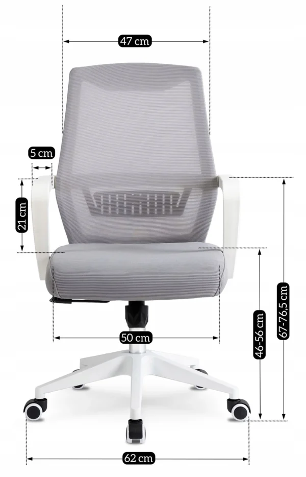 product-2906-8 Scaun pivotant LEFKAS Gri