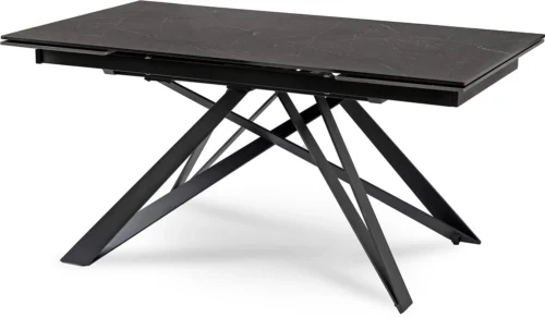 MAXIME Masă extensibilă din ceramică 160-240 cm Marmură neagră