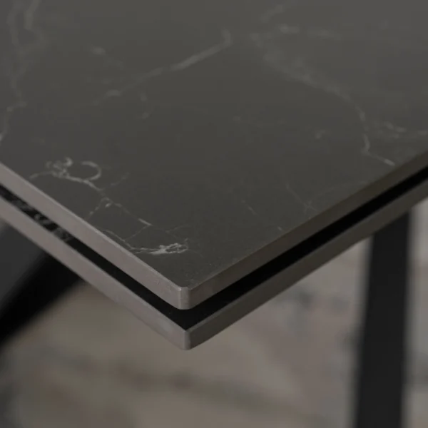 product-2907-4 MAXIME Masă extensibilă din ceramică 160-240 cm Marmură neagră