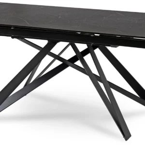 product-2907-8 MAXIME Masă extensibilă din ceramică 160-240 cm Marmură neagră